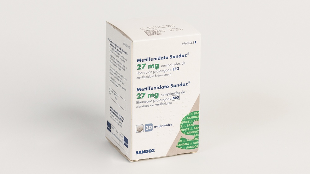 METILFENIDATO SANDOZ 27 mg COMPRIMIDOS DE LIBERTAÇÃO PROLONGADA
