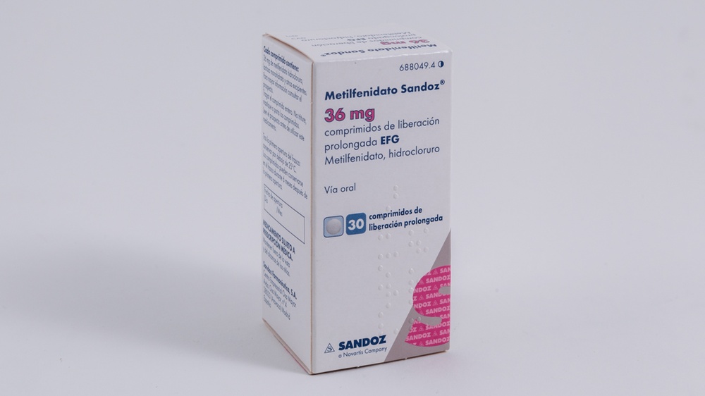 METILFENIDATO SANDOZ 36 mg COMPRIMIDOS DE LIBERTAÇÃO PROLONGADA