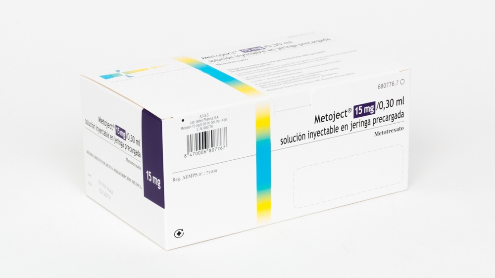 METOJECT 15 mg/0,30 ml SOLUÇÃO INJETÁVEL EM SERINGA PREENCHIDA