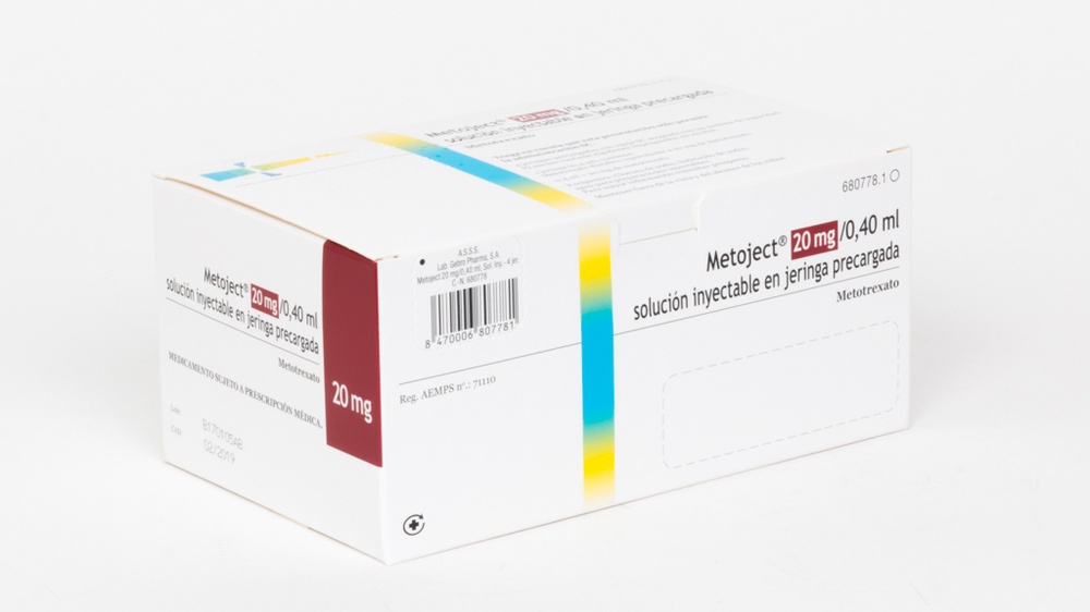METOJECT 20 mg/0,40 ml SOLUÇÃO INJETÁVEL EM SERINGA PREENCHIDA