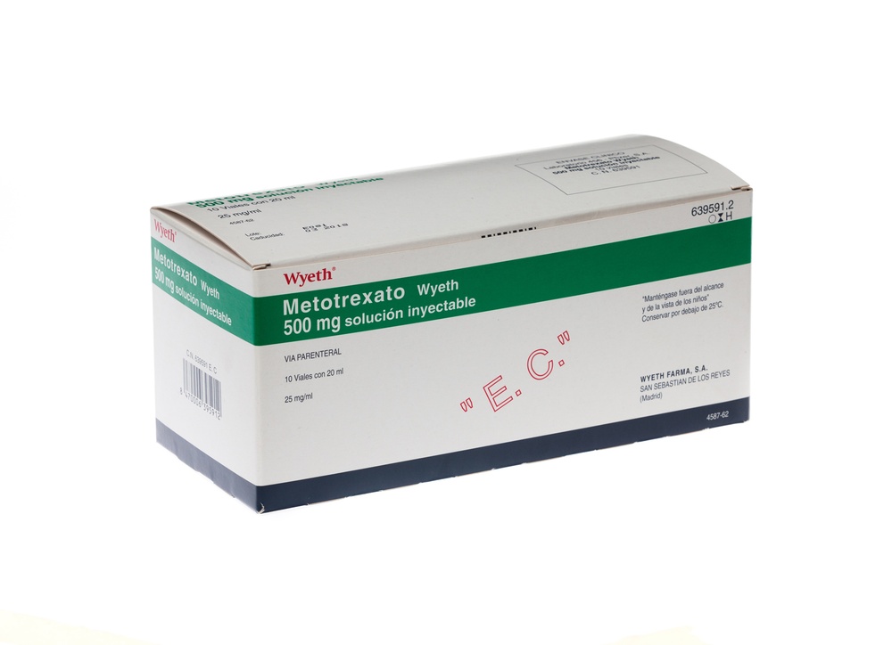 METOTREXATO WYETH 25 mg/mL Solução Injectável