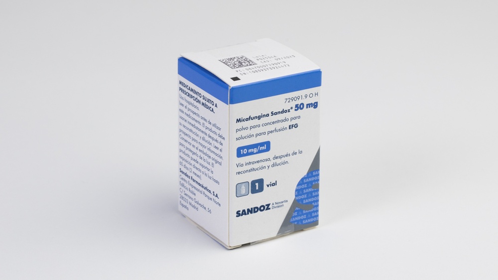 MICAFUNGINA SANDOZ 50 mg PÓ PARA CONCENTRADO PARA SOLUÇÃO PARA PERFUSÃO