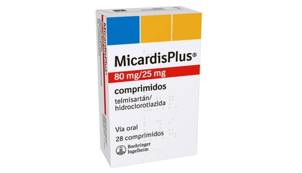 MICARDISPLUS 80 mg/25 mg COMPRIMIDOS