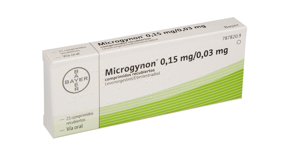 MICROGYNON 0,15 mg / 0,03 mg COMPRIMIDOS REVESTIDOS