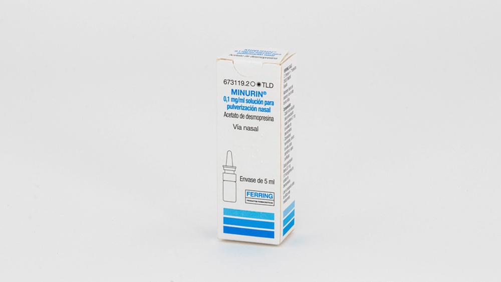 MINURIN 0,1 mg/mL SOLUÇÃO PARA PULVERIZAÇÃO NASAL
