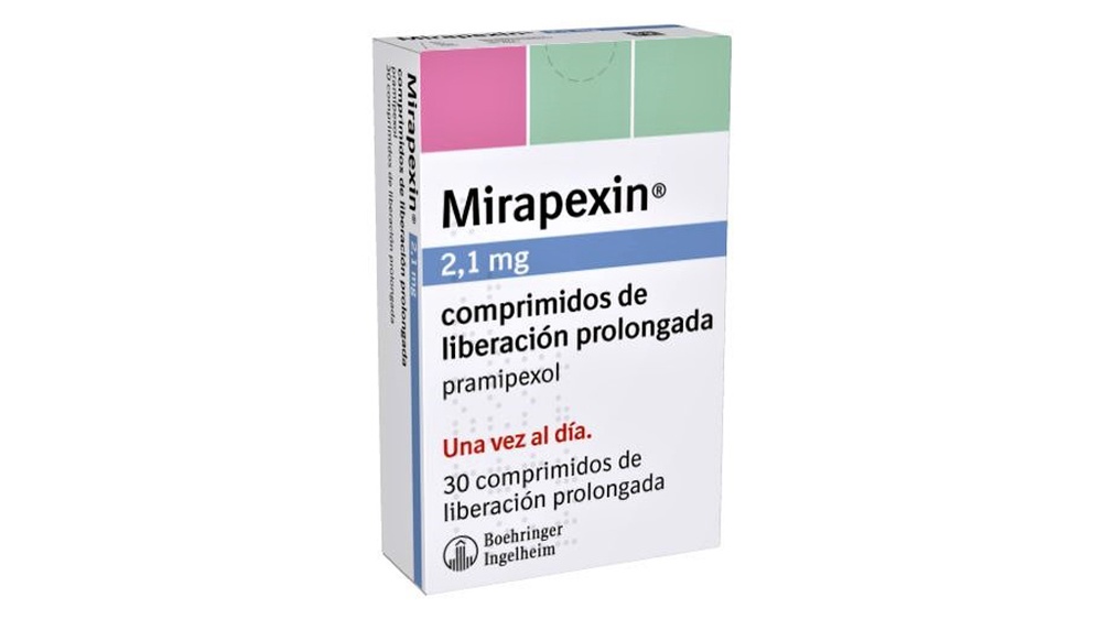 MIRAPEXIN 2,1 mg COMPRIMIDOS DE LIBERTAÇÃO PROLONGADA