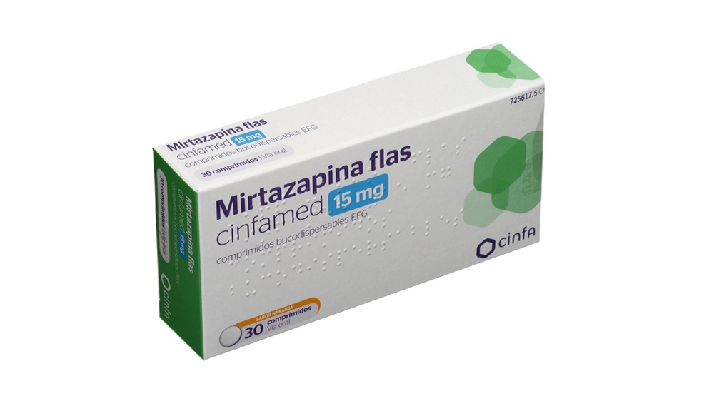 MIRTAZAPINA FLAS CINFAMED 15 mg COMPRIMIDOS ORODISPERSÍVEIS