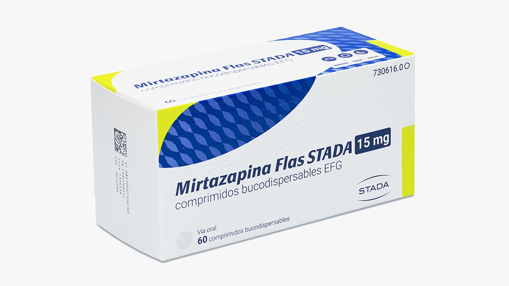 MIRTAZAPINA STADA 15 mg COMPRIMIDOS ORODISPERSÍVEIS