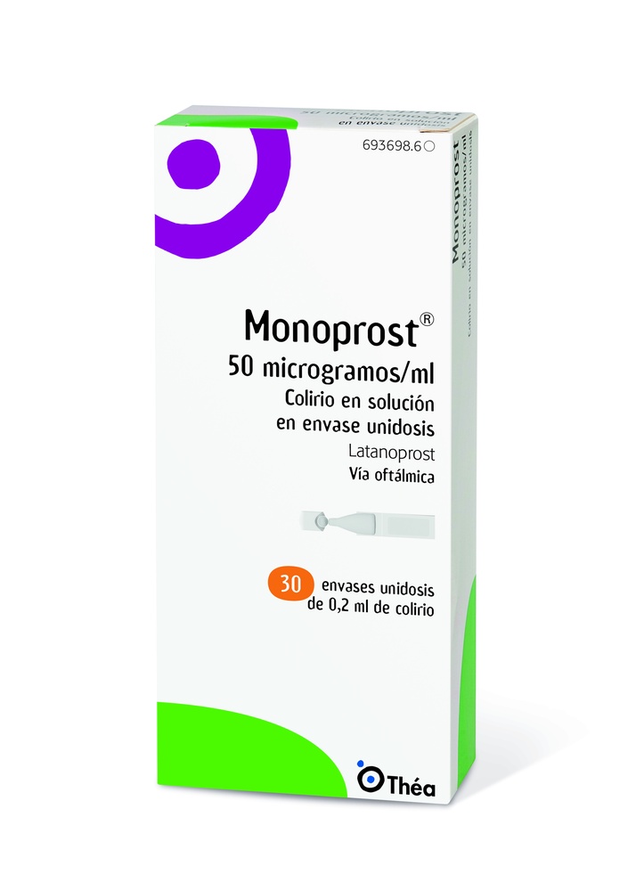 MONOPROST 50 microgramas/ml colírio, solução em embalagens unidose