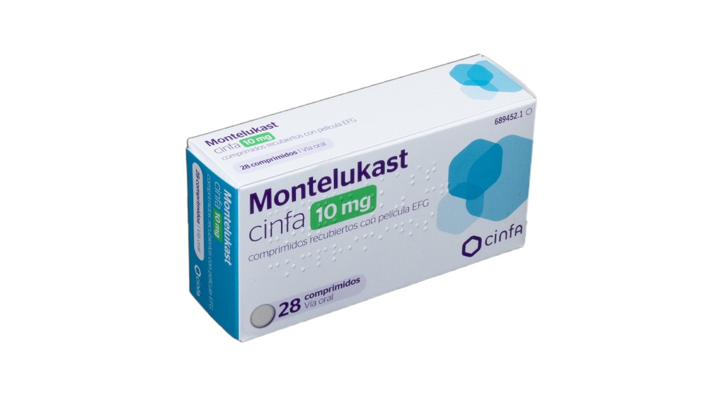 MONTELUKAST CINFA 10 mg COMPRIMIDOS REVESTIDOS POR PELÍCULA