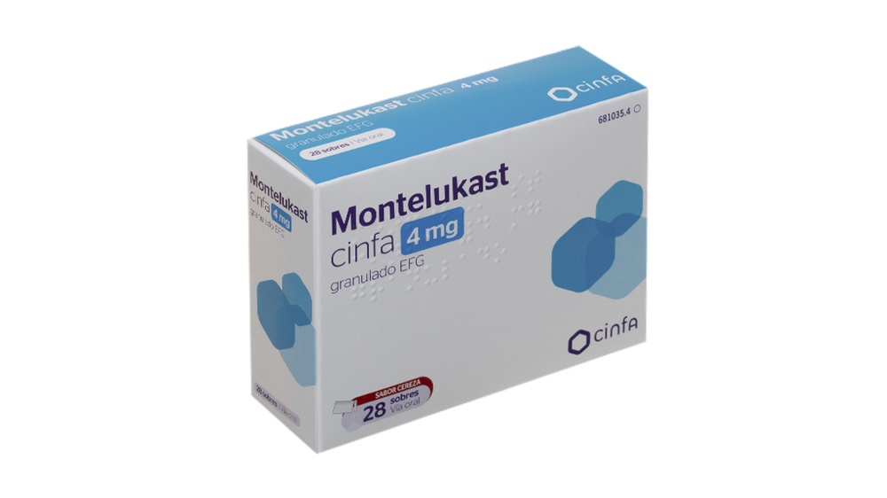 MONTELUKAST CINFA 4 mg GRANULADO