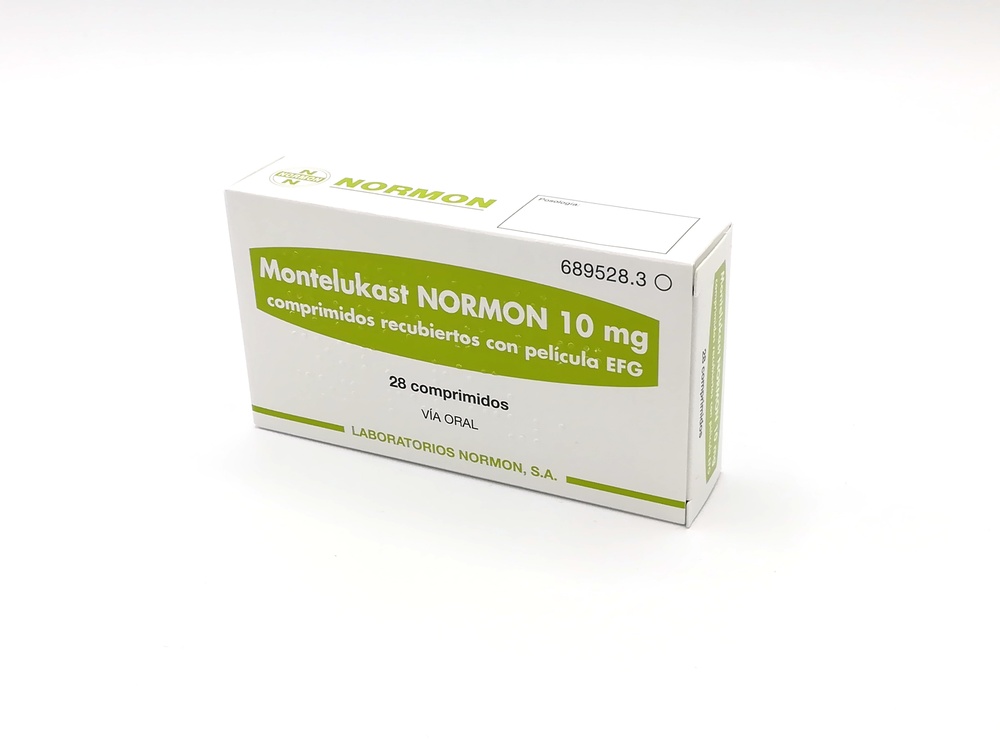 MONTELUKAST NORMON 10 mg COMPRIMIDOS REVESTIDOS POR PELÍCULA