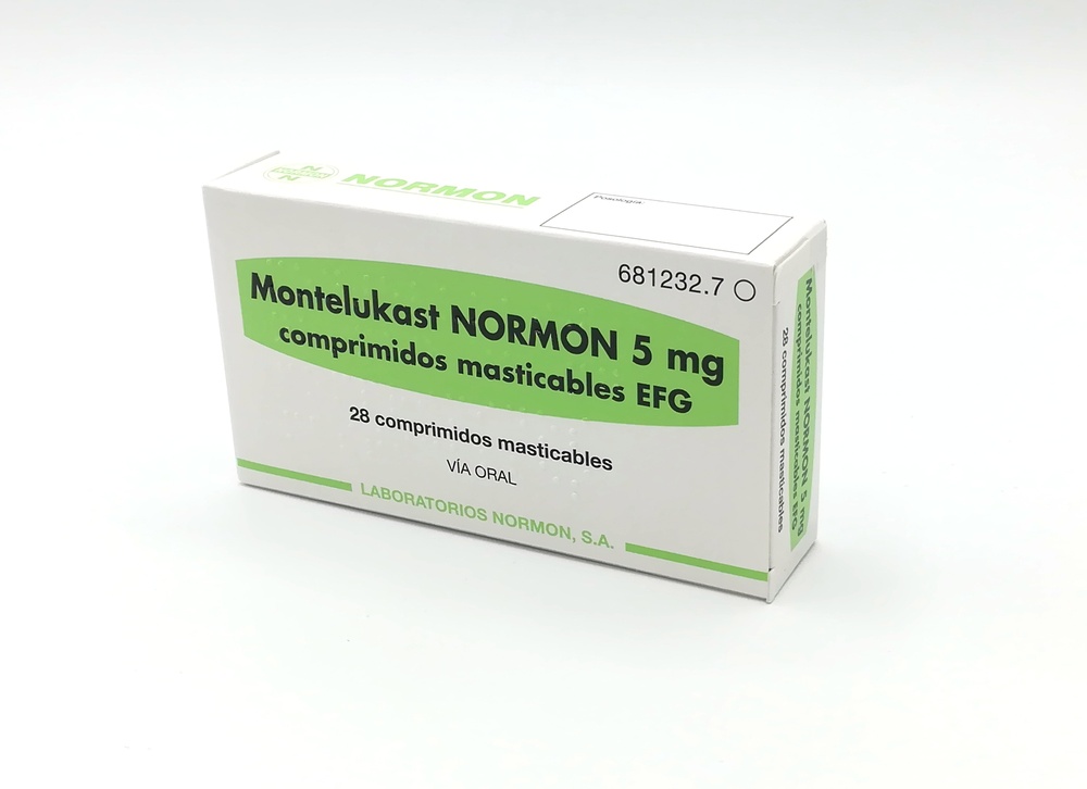 MONTELUKAST NORMON 5 mg COMPRIMIDOS MASTIGÁVEIS