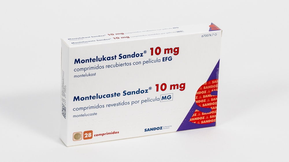 MONTELUKAST SANDOZ 10 mg COMPRIMIDOS REVESTIDOS POR PELÍCULA