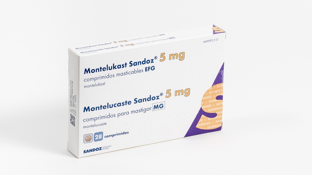 MONTELUKAST SANDOZ 5 mg COMPRIMIDOS MASTIGÁVEIS