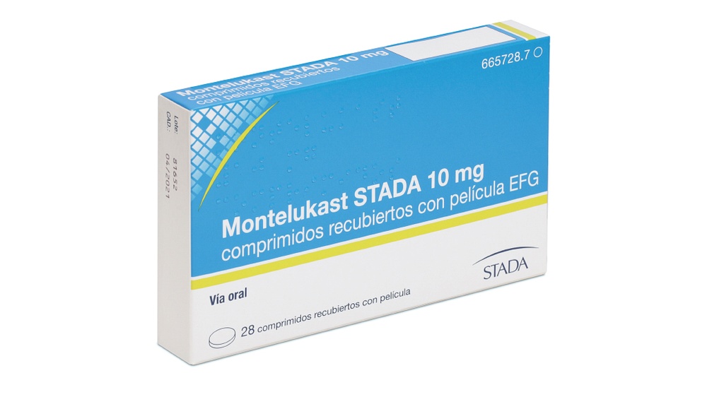 MONTELUKAST STADA 10 mg COMPRIMIDOS REVESTIDOS POR PELÍCULA