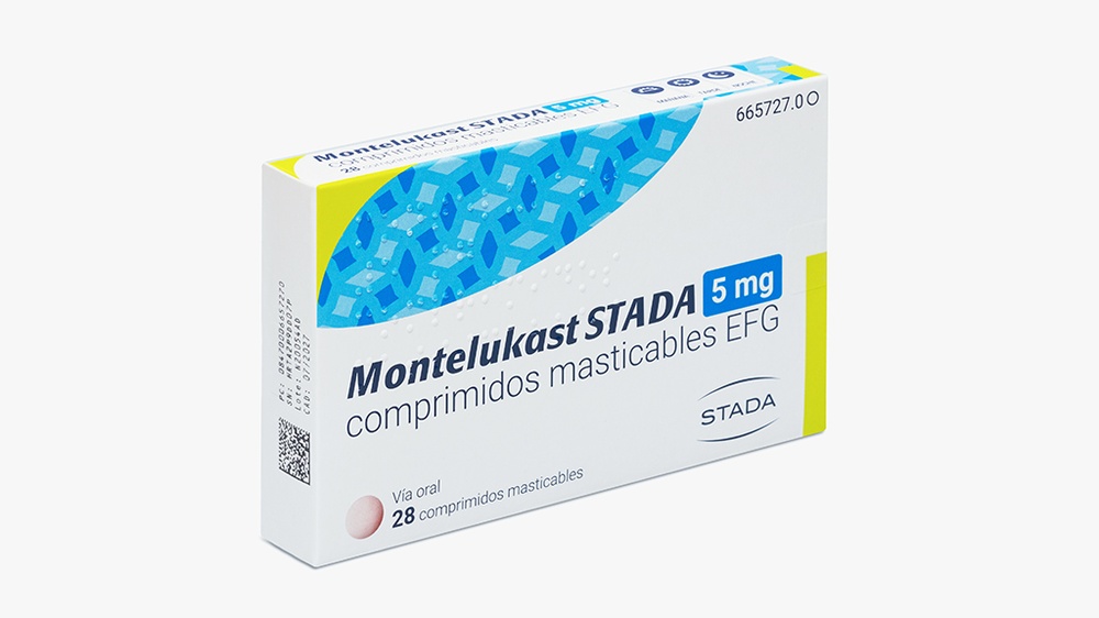 MONTELUKAST STADA 5 mg COMPRIMIDOS MASTIGÁVEIS