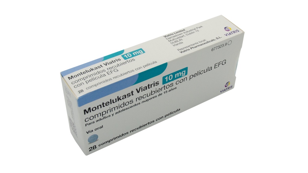 MONTELUKAST VIATRIS 10 mg COMPRIMIDOS REVESTIDOS POR PELÍCULA