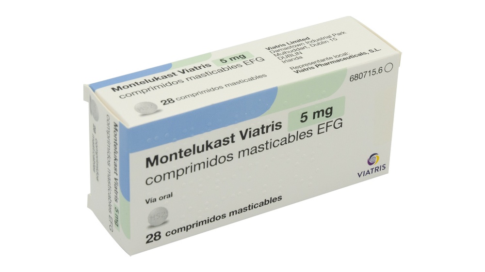 MONTELUKAST VIATRIS 5 mg COMPRIMIDOS MASTIGÁVEIS