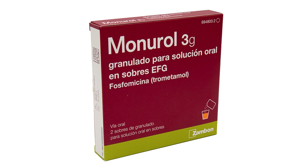 MONUROL 3 G GRÂNULOS PARA SOLUÇÃO ORAL
