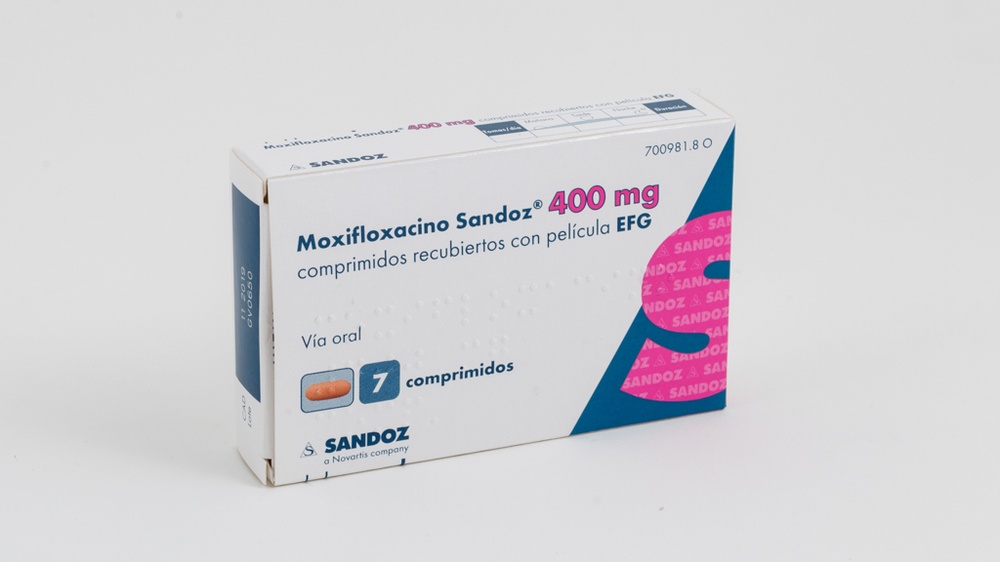 MOXIFLOXACINA SANDOZ 400 mg COMPRIMIDOS REVESTIDOS POR PELÍCULA