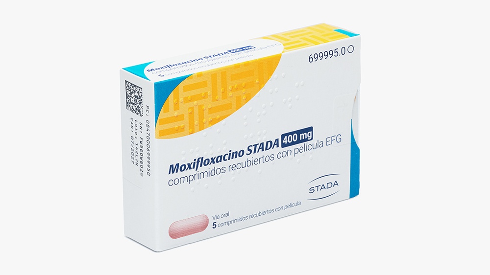 MOXIFLOXACINA STADA 400 mg COMPRIMIDOS REVESTIDOS POR PELÍCULA