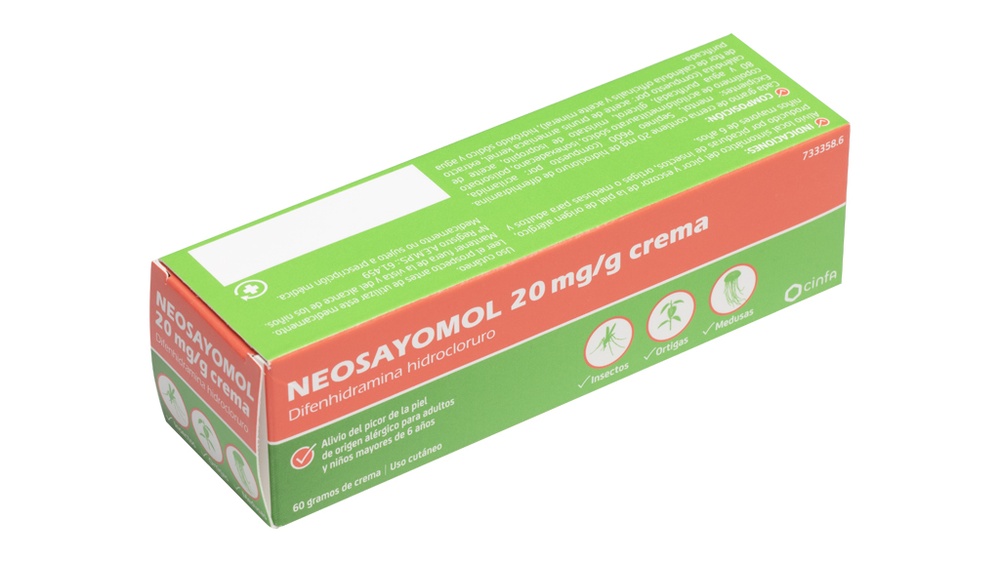 NEOSAYOMOL 20 mg/g CREME