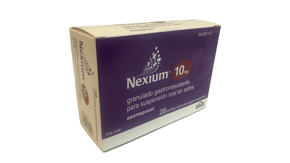 NEXIUM 10 mg GRÂNULOS GASTRO-RESISTENTES PARA SUSPENSÃO ORAL