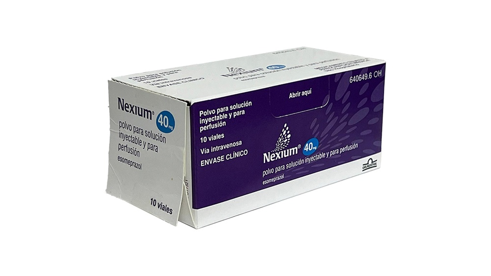 NEXIUM 40 mg PÓ PARA SOLUÇÃO INJETÁVEL E PARA PERFUSÃO