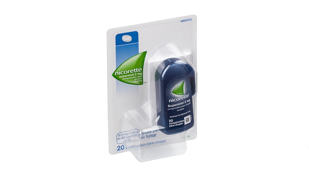 NICORETTE SUPERMINT 2 mg PASTILHAS PARA CHUPAR