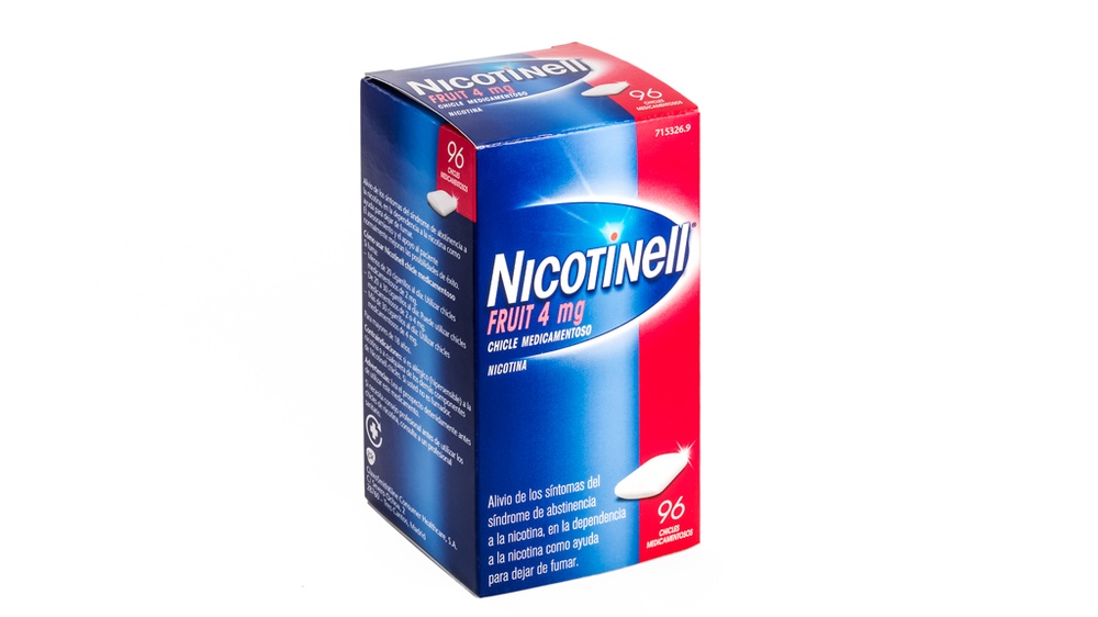 NICOTINELL FRUIT 4 mg GOMA DE MASCAR MEDICAMENTOSA