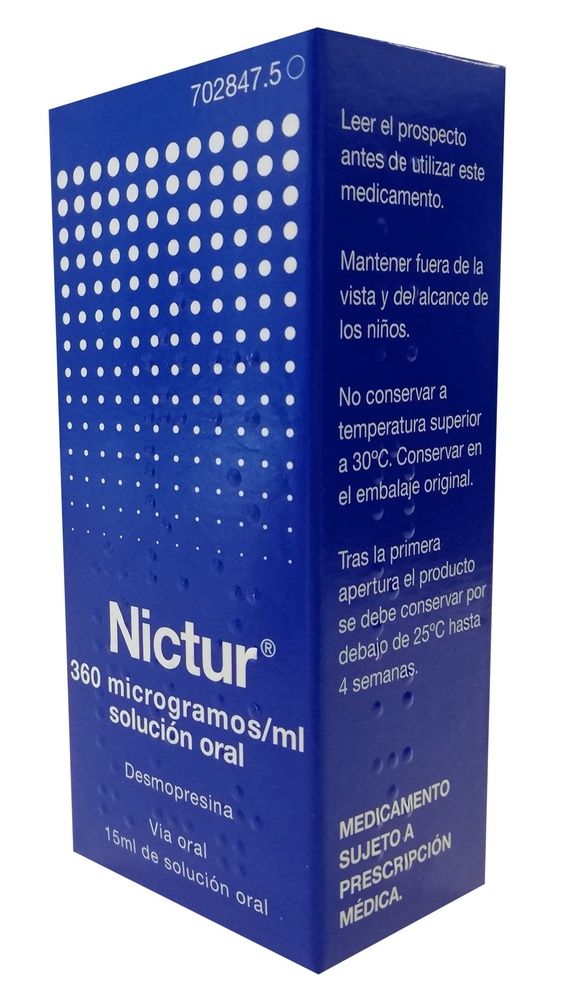 NICTUR 360 MICROGRAMAS/ML SOLUÇÃO ORAL