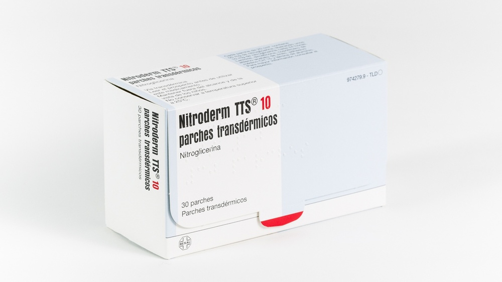 NITRODERM TTS 10 PACHES TRANSDÉRMICOS