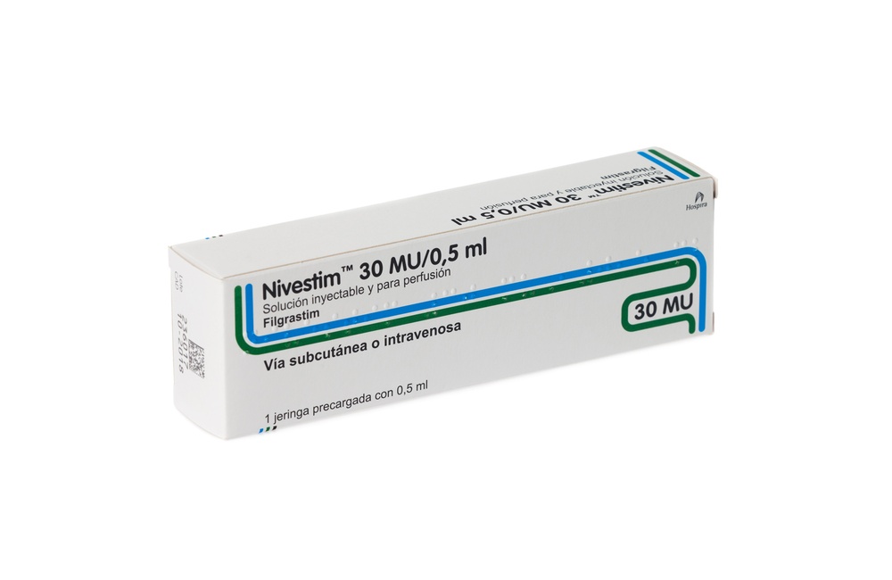 NIVESTIM 30 UI/0,5 ml SOLUÇÃO INJETÁVEL E PARA PERFUSÃO