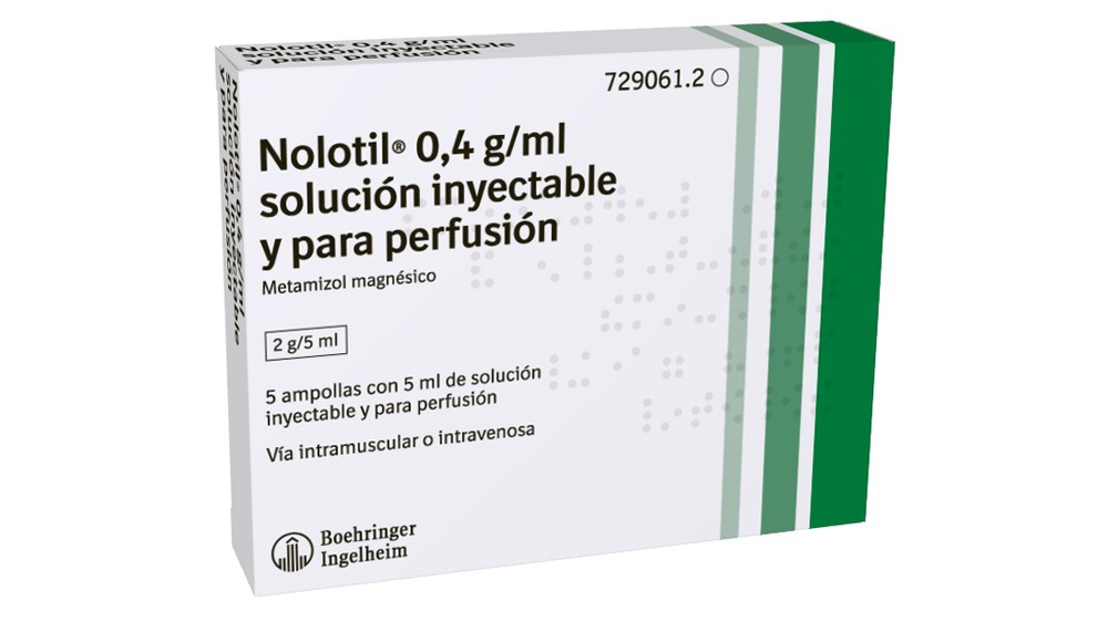 NOLOTIL 0,4 g/ml SOLUÇÃO INJETÁVEL E PARA PERFUSÃO
