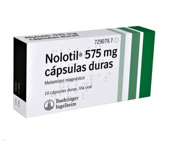 NOLOTIL 575 mg CÁPSULAS DURAS