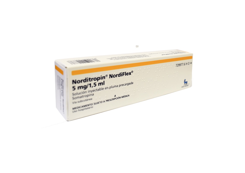 NORDITROPIN NORDIFLEX 5 mg/1,5 ml SOLUÇÃO INJETÁVEL EM CANETA PREENCHIDA