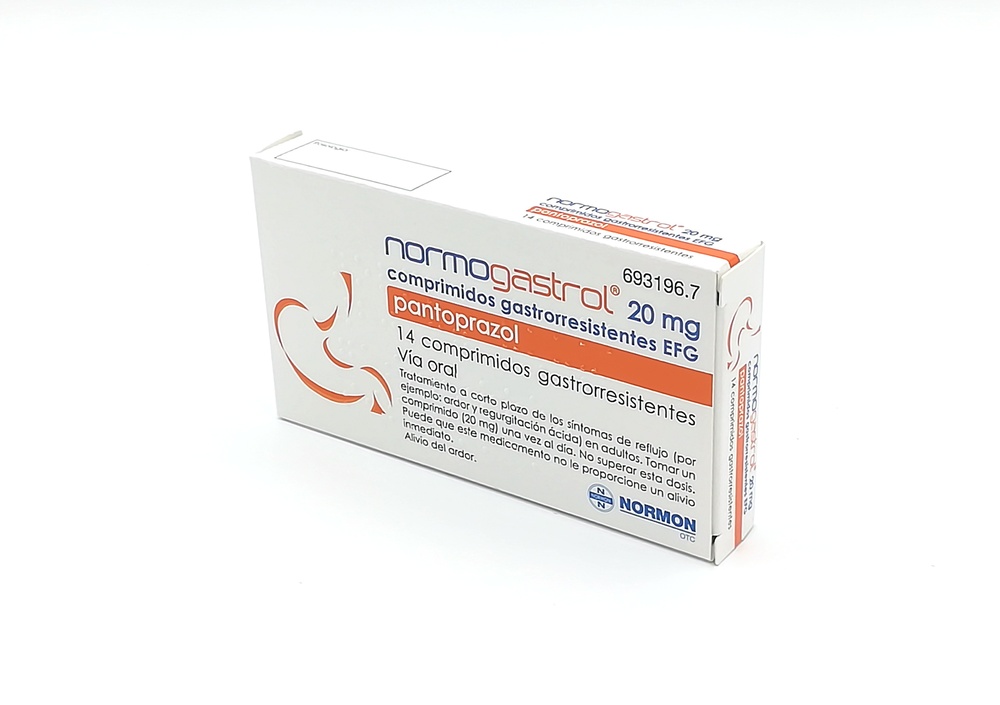 NORMOGASTROL 20 mg COMPRIMIDOS GASTRO-RESISTENTES
