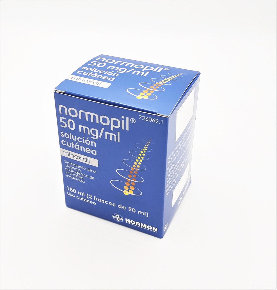 NORMOPIL 50 mg/ml SOLUÇÃO CUTÂNEA