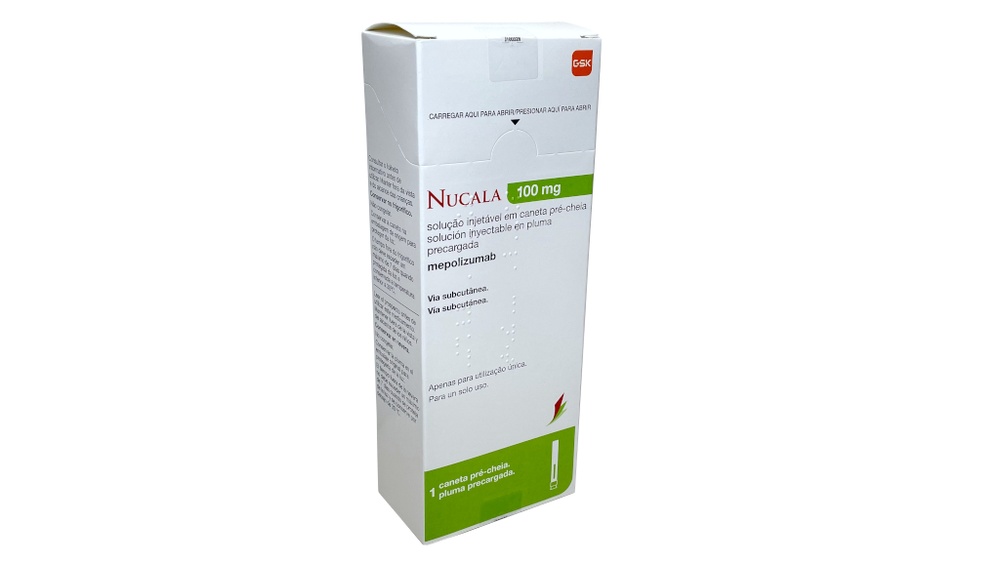 NUCALA 100 mg SOLUÇÃO INJETÁVEL EM CANETA PREENCHIDA