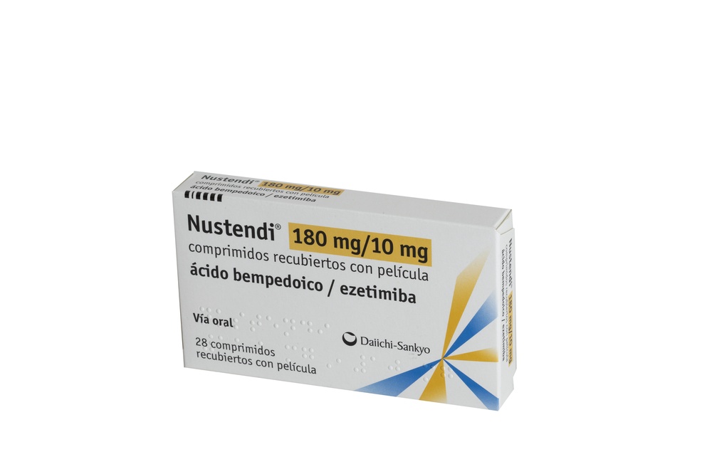 NUSTENDI 180 mg/10 mg COMPRIMIDOS REVESTIDOS POR PELÍCULA