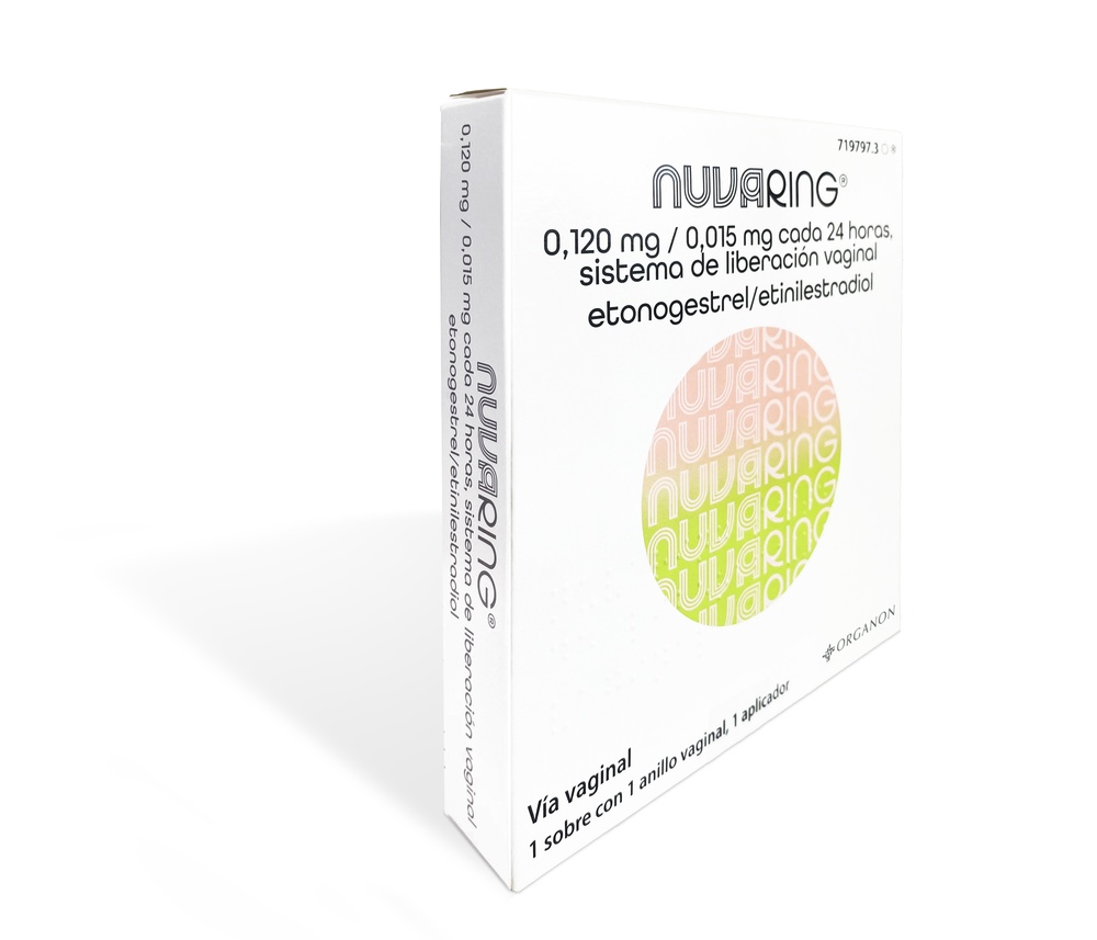 NUVARING 0,120 mg/0,015 mg A CADA 24 HORAS, SISTEMA DE LIBERTAÇÃO VAGINAL