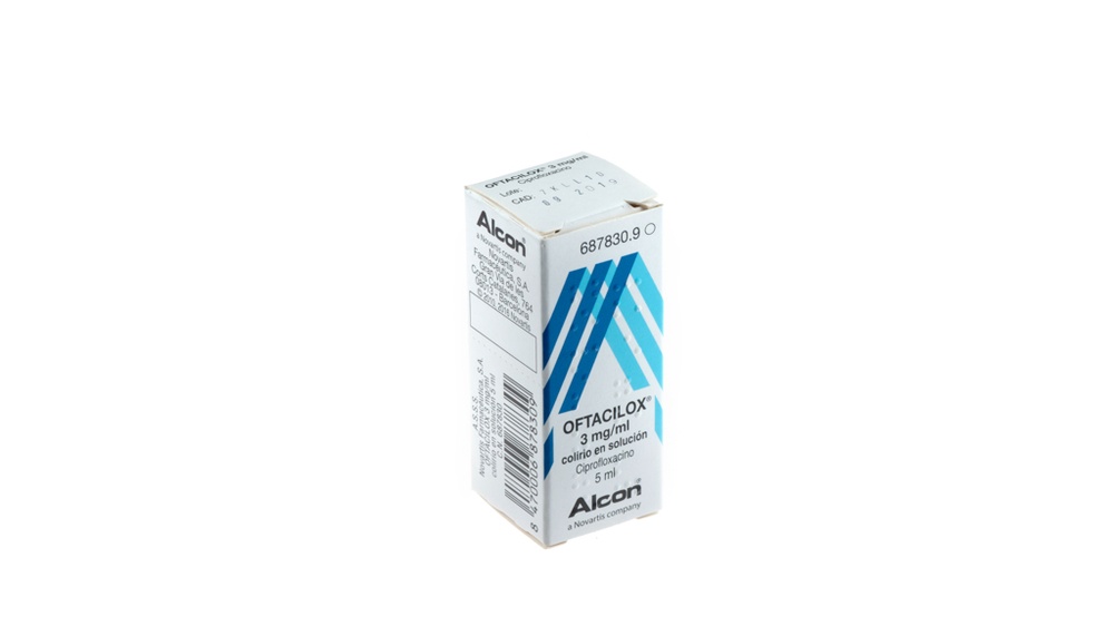 OFTACILOX 3 mg/ml COLÍRIO EM SOLUÇÃO
