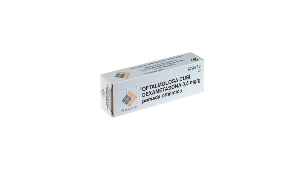 OFTALMOLOSA CUSI DEXAMETASONA 0,5 mg/g POMADA OFTÁLMICA