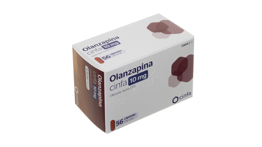 OLANZAPINA CINFA 10 mg CÁPSULAS DURAS
