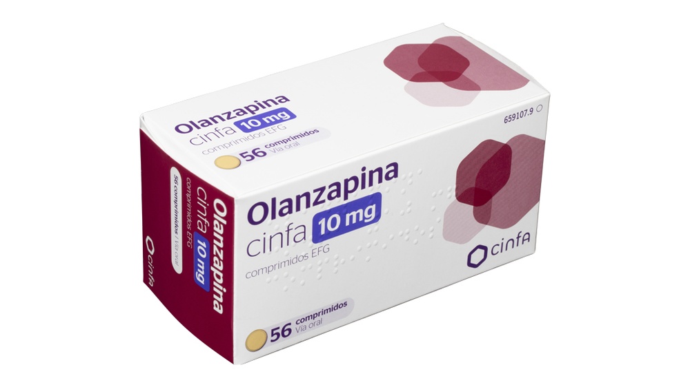 OLANZAPINA CINFA 10 mg COMPRIMIDOS
