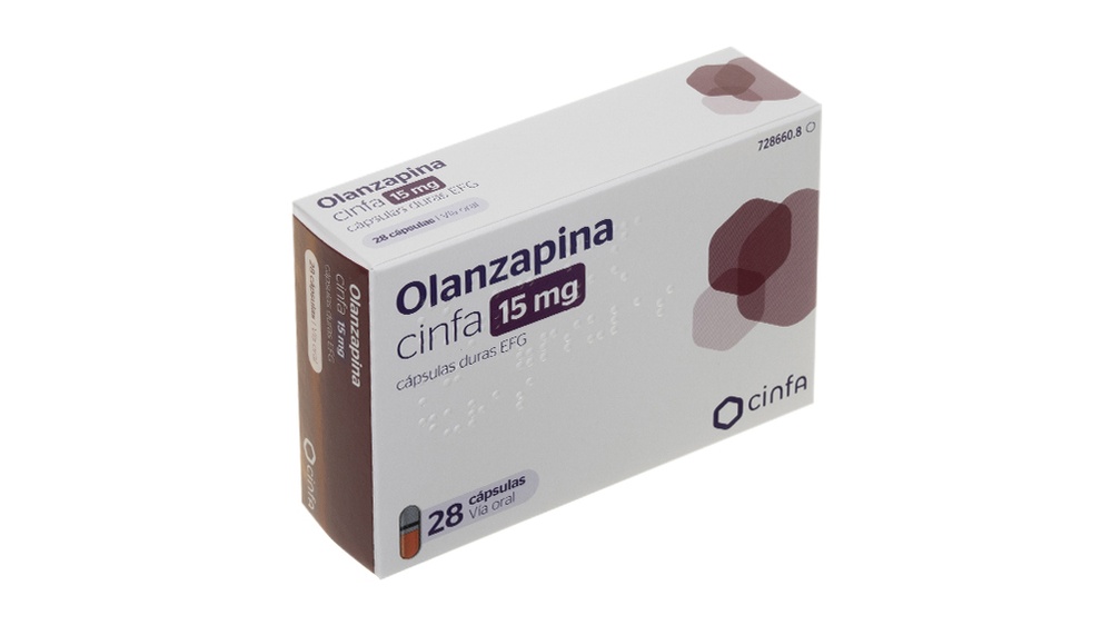 OLANZAPINA CINFA 15 mg CÁPSULAS DURAS