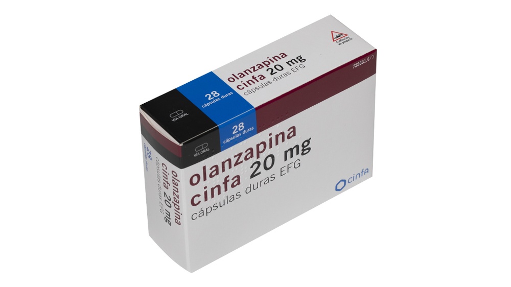 OLANZAPINA CINFA 20 mg CÁPSULAS DURAS