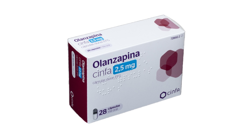 OLANZAPINA CINFA 2,5 mg CÁPSULAS DURAS