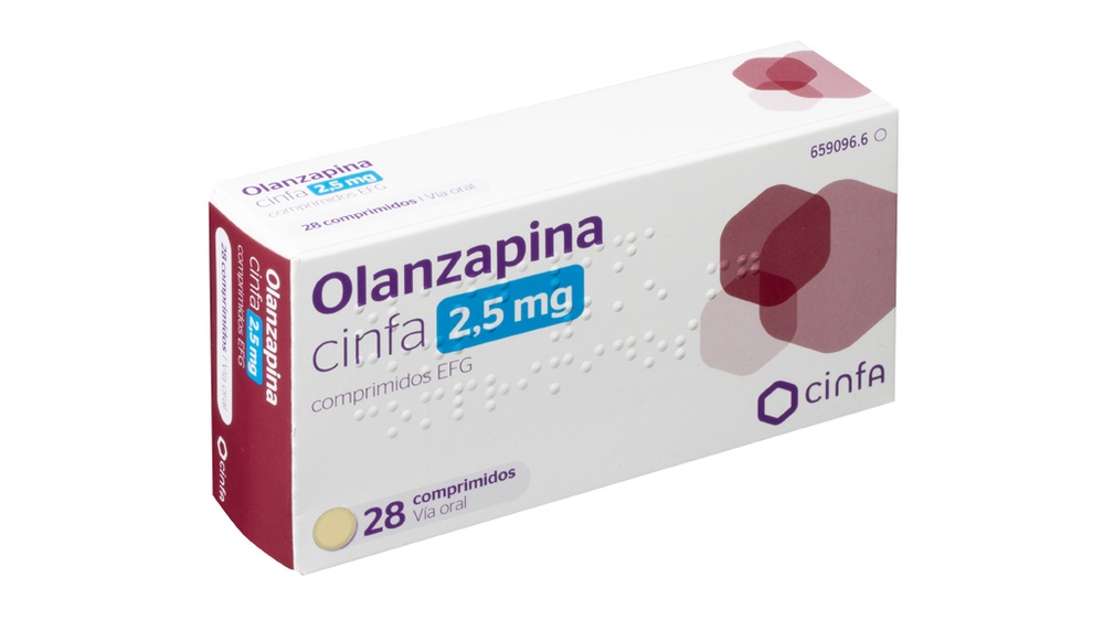 OLANZAPINA CINFA 2,5 mg COMPRIMIDOS